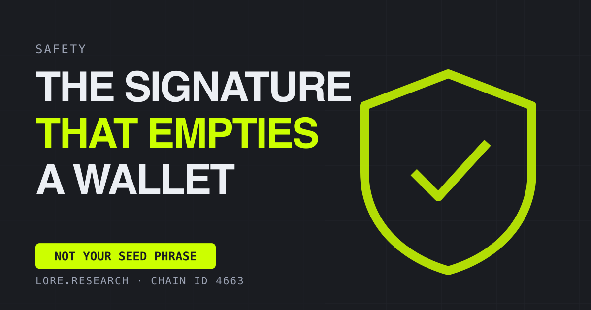 Crypto Phishing: The Signature That Empties a Wallet