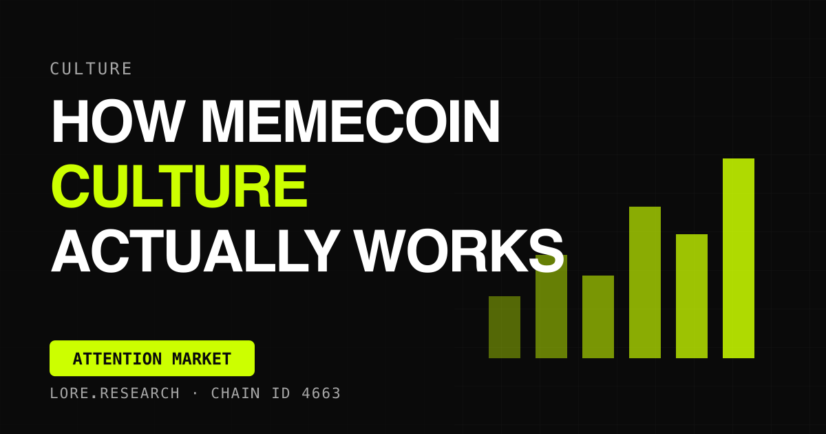 How Memecoin Culture Actually Works