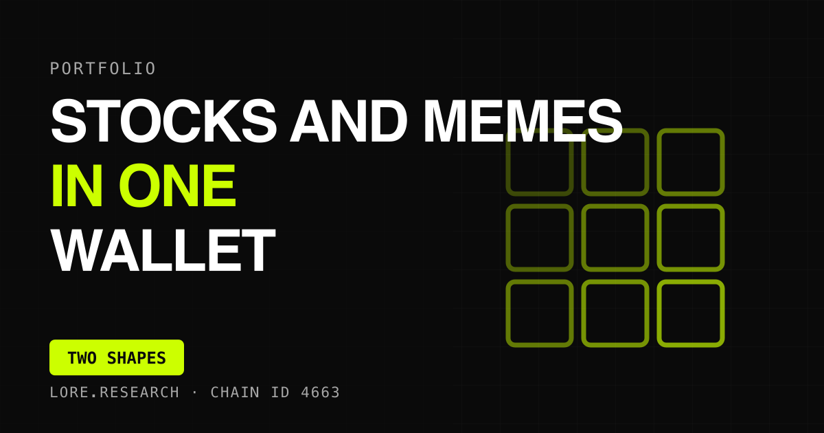 Holding Stocks and Memecoins in One Portfolio
