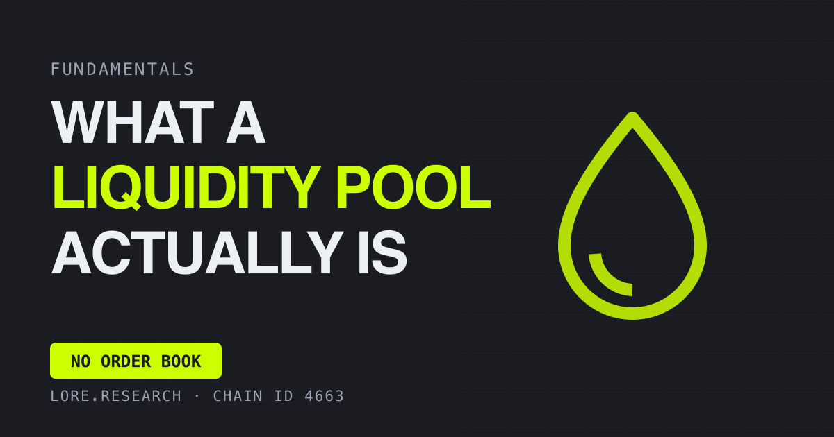 What a Liquidity Pool Is, and Who Is on the Other Side