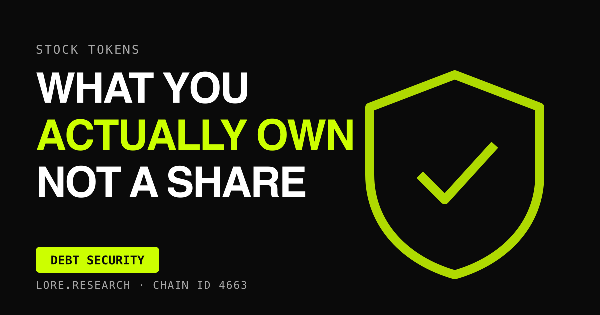 What You Actually Own When You Hold a Stock Token